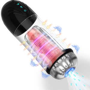 Alat Masturbasi Pria Otomatis dengan Hisapan dan 7 Getaran, Stimulator Penis untuk Pria Dewasa - Product Image 3