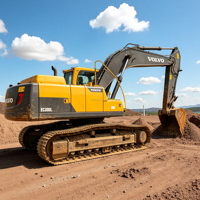 Excavadora Usada Volvo EC300DL de 30 Toneladas, Excavadora de Orugas con Cucharón de 1.4m, Excavadora de Orugas VOLVO Ec300 de Servicio Pesado para Minería y Trabajos de Tierra