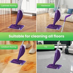 Tampon de vadrouille jetable de remplacement pour <span class=keywords><strong>Swiffer</strong></span> <span class=keywords><strong>WetJet</strong></span> Spray Mop Wet et Dry Absorbant Non-Woven Flat Mop Head Cloth Refills - Product Image 6