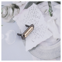 12*35mm lettres faites à la main étiquette de sac en métal étiquettes décoratives artisanales pour boucles de sac à main bricolage matériel accessoires de couture