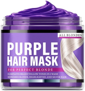 Purc — <span class=keywords><strong>masque</strong></span> réparation d'huile d'argan, <span class=keywords><strong>masque</strong></span> pour <span class=keywords><strong>cheveux</strong></span> violet, <span class=keywords><strong>masque</strong></span> hydratant à la kératine et le collagène, traitement naturel inductif - Product Image 6