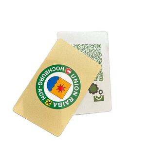 Tarjeta de Membresía Empresarial de Control de Acceso NFC RFID de PVC con Función de Pago, Color Pantone, Resistente al Agua, Certificada ISO - Product Image 1