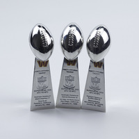 Trophée en alliage de haute qualité, NFL fantaisie football souvenir vinci Lombardi Super bol