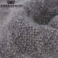 1/3.8NMMohair Yarn 38% Mohair 20% Wool 35% Nylon 7% Metallic High Quality Fancy Yarn Wrinkle Resistant Wear Resistant Wool Yarn