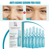 Nouveau sérum facial Anti-âge acide hyaluronique pour lifting de la peau raffermissant le front anti-rides vitamine B5 ampoules faciales