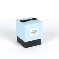 Scatola Regalo di Lusso Personalizzata per Candele con Coperchio Sollevabile, Confezione Premium in Carta per Candele Profumate