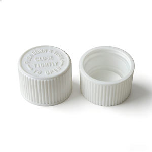 En stock: Tapas CRC ventiladas con lámina de inducción térmica y revestimiento sellador, a prueba de niños, de 20-400, 22-400, 24-400, 24-410, 28-410, 38-400 y 45 mm. - Product Image 5