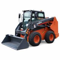 Minicargadora de Ruedas EVERUN ERS12V EPA Tier 4 EU Stage V 4WD con Motor Yanmar de 1260 kg, Minicargadora Compacta para Construcción Agrícola