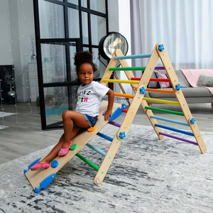 Arco trepador para niños con rampa Transformable Escalada Triángulo Montessori Muebles - Product Image 1