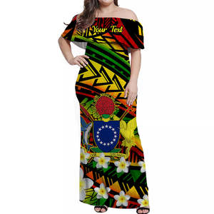 Venta al por mayor de encargo del envío directo personalizado Islas Cook vestido largo <span class=keywords><strong>Sexy</strong></span> comodidad vestidos Streetwear - Product Image 3