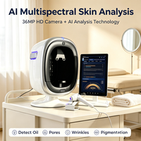 Système d'analyse de la peau et du cuir chevelu 2-en-1 avec IA, détecteur facial et analyseur cutané, avec stockage de données cloud