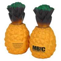 FOCUS Anti-stress personnalisé en forme de fruit, en cuir PU souple et durable, à remontée lente, avec logo promotionnel
