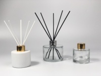 Bâton de diffuseur de roseau de luxe Black Aroma avec un nouveau design pour les besoins en parfum de maison