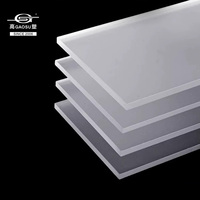 Panneau GPPS extrudé transparent 2,5-2,8 mm, feuille PS à diffusion lumineuse uniforme, pour couvercle de lampe LED, boîte lumineuse publicitaire - Vente chaude