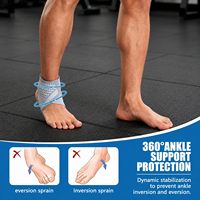 Attelle de cheville HSM imperméable et hautement élastique, support de cheville léger, ceinture de soutien de cheville pour le sport