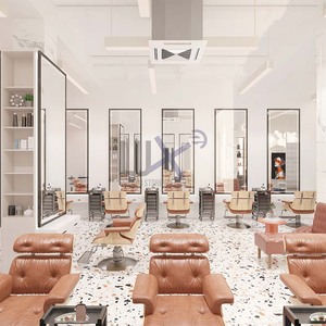 LUX Fashion New Hair Salon Display Counter Furniture for Barber Shop - Product Image 4