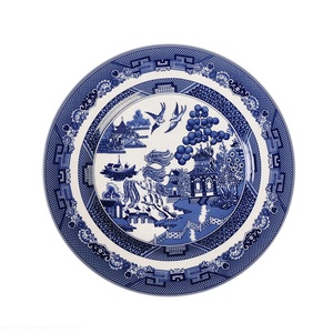 ชุดจานเซรามิกสไตล์ยุโรปอังกฤษลายบลูวิลโลว์แบบเรียบง่าย ขายส่งจากโรงงาน - Product Image 6