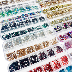 de uñas de diamantes de imitación brillante de diamantes de imitación de Arte de uñas decoraciones accesorios glsaa - Product Image 1