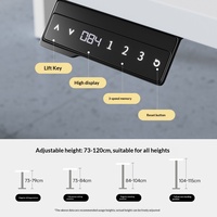 Bureau debout électrique commercial réglable en hauteur pour deux employés – Table élévatrice moderne pour le travail de bureau