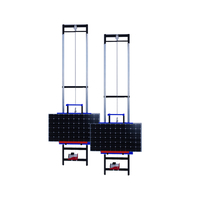 ZHUGAO Marke Anhui Herkunft Neues Design Verbesserter Hydraulischer Elektrischer Lastenaufzug mit Drahtseil für den Heimgebrauch, Restaurants, Hotels, 160kg