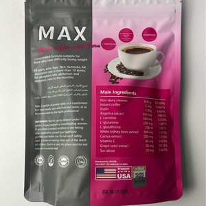 Café en Polvo Max Slim al por Mayor de Fábrica con L-Carnitina, Colágeno y Suplementos Herbales de Frijol Blanco para Apoyar la Quema de Grasa - Product Image 6