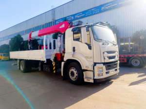 מוצר חדש 7טון <span class=keywords><strong>8ton</strong></span> 10ton הידראולי טלסקופי בום רכוב מנוף 1 סוזו גיגה 4 x2 משאית מטען עם מנוף - Product Image 3