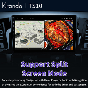Krando Android 11,0 128G ROM IPS pantalla táctil completa reproductor multimedia para coche para <span class=keywords><strong>Toyota</strong></span> <span class=keywords><strong>Hilux</strong></span> 2004 - 2014 unidad principal Play and Plug - Product Image 4