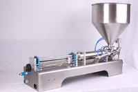 Machine de remplissage pneumatique à tête unique en gros d'usine pour verre de boisson de ketchup de beurre d'arachide de pâte crème cosmétique de 10-100mm