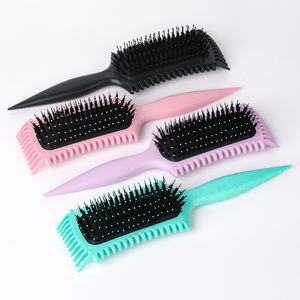 Fabricante OEM, cepillo de pelo rizado de nuevo diseño, cepillo definidor de rizos, peine aplicable, cepillo de pelo rizado para mujeres y hombres - Product Image 4