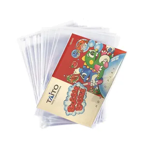 Transparent Plastic Self-Adhesive Protective Sleeve OPP Insert Bags for Nintendo Entertainment System NES Instruction Booklet
