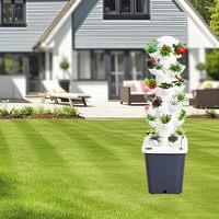Système hydroponique vertical A-ONE SPT-1 à 6 couches et 30 modules, haute rigidité, base noire, pompe à eau, minuterie, intérieur/extérieur, modulaire, garantie 1 an
