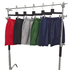 High Quality Heavyweight <b>Men's</b> 100% Cotton <b>Shorts</b> Eco-Friendly Solid <b>Pattern</b> Street Jogging <b>Shorts</b> - Product Image 5