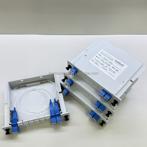 Manufacturer Price Indoor Fiber Optic <b>Cable</b> Cassette 1*2 SC UPC/APC Single Mode G.657A1 <b>Splitter</b> for Telecommunications - Product Image 3