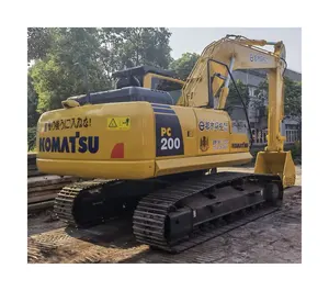 Giá Rẻ Giá 20ton vừa Digger thiết bị xây dựng được sử dụng KomatsuPC200-8 bánh xích máy xúc