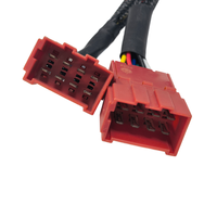Faisceau de câblage personnalisé en Y, 8 broches, connecteur Junior Power Timer femelle 927367-1 vers boîtiers mâles 969191-3, câble de distribution 1 vers 2