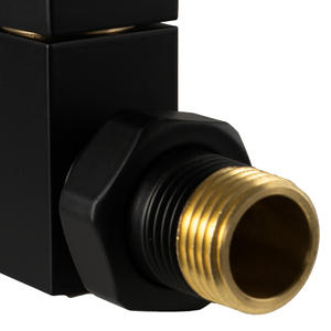 Offre Spéciale <span class=keywords><strong>poignée</strong></span> carrée couleur anthracite finition sable laiton <span class=keywords><strong>thermostatique</strong></span> ensemble droit vannes de <span class=keywords><strong>radiateur</strong></span> - Product Image 4