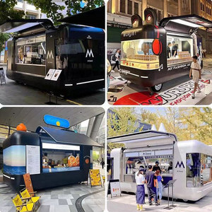 <span class=keywords><strong>Food</strong></span> <span class=keywords><strong>Truck</strong></span> à Double Étage Style Londres Personnalisable avec Grandes Fenêtres, Restaurant Mobile de Qualité Commerciale pour les États-Unis et l'Europe - Product Image 5