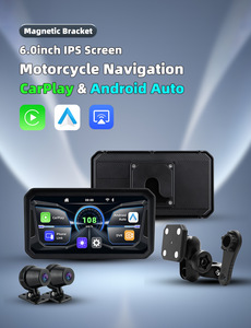 6 इंच मोटरसाइकिल कार्प्ले कार एंड्रॉइड ऑटो डीवीडी जीपीएस स्मार्ट मोटरसाइकिल कारप्ले स्क्रीन डिचेबल स्टेंट उच्च गुणवत्ता वाले एम 9 + डीवीडी + जीपीएस - Product Image 2