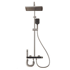 Ensemble complet <span class=keywords><strong>de</strong></span> douche thermostatique pour salle <span class=keywords><strong>de</strong></span> bain, affichage numérique, douche d'hôtel dissimulée, noyau <span class=keywords><strong>de</strong></span> valve en céramique polie, design <span class=keywords><strong>de</strong></span> <span class=keywords><strong>piano</strong></span> souple - Product Image 1