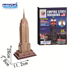 Rompecabezas 3D de Arquitectura Mundialmente Famosa, Modelo del Empire State Building de EE. UU., Rompecabezas 3D, Juguetes y Regalos para Atracciones Turísticas - Product Image 6