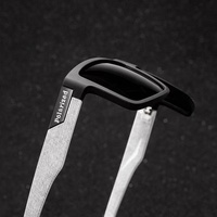 Classique rétro polarisé Vision nocturne lunettes de soleil carré Anti Uv peinture cyclisme sport conduite lunettes de soleil hommes