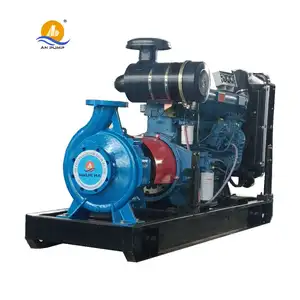 Large capacity 4 stroke electric agricultural irrigation diesel water pump for sale