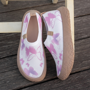 Zapatillas <span class=keywords><strong>de</strong></span> Verano para Mujer, Suaves, Estampadas, Sin Cordones, Planas, Casuales, para Caminar al Aire Libre, a la Moda, Transpirables, Ligeras, <span class=keywords><strong>de</strong></span> Punta Ancha - Product Image 1