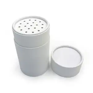 फैक्टरी इको फ्रेंडली सफेद उपहार मसाले कॉम्पैक्ट पाउडर बॉक्स पैकेजिंग पेपर कंटेनर बॉक्स
