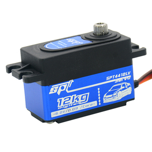 Servos Digitales SPT SPT4412LV SPT4412LV-320 de 12 KG con Engranajes Metálicos y Cuerpo Corto para Autos RC <span class=keywords><strong>1</strong></span>/<span class=keywords><strong>10</strong></span>, Carreras de Derrape, Mayores de 14 Años - Product Image 1