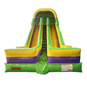 Tùy chỉnh Ngoài Trời Dành cho người lớn thương mại trượt nước Inflatable giá rẻ sân sau trượt bơm hơi - Product Image 4