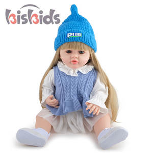 Baby Doll Realista 24 pulgadas 60cm Baby <span class=keywords><strong>Reborn</strong></span> Kit completo de silicona <span class=keywords><strong>Reborn</strong></span> Doll <span class=keywords><strong>para</strong></span> regalo de cumpleaños - Product Image 2