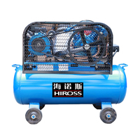 Compresseur d'air à piston 2.2kW 2HP 80L pour machine de découpe laser adapté pour Gweike Bodor Sengfeng Yawei HSG Kaishan Compair 110V
