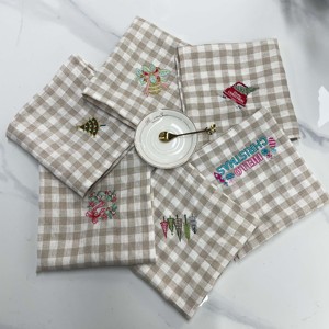 Servilleta de Mesa de Lino 100% Puro, Moderna, de Alta Calidad, con Dobladillo de 2 cm, Multicolor, Ecológica y Duradera, para Hogar y <span class=keywords><strong>Restaurante</strong></span> - Product Image 2