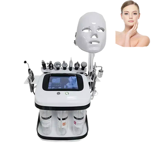 Mesin pijat kulit wajah, alat pijat kulit wajah pintar 10 In 1 multifungsi <span class=keywords><strong>Ultrasound</strong></span> Perawatan Kulit - Product Image 3